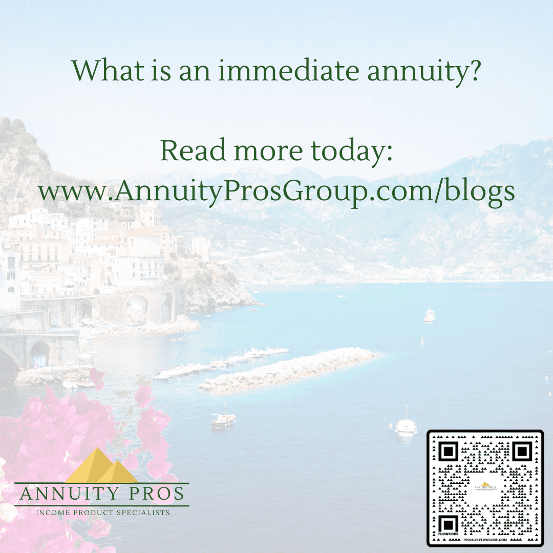 What is an immediate annuity